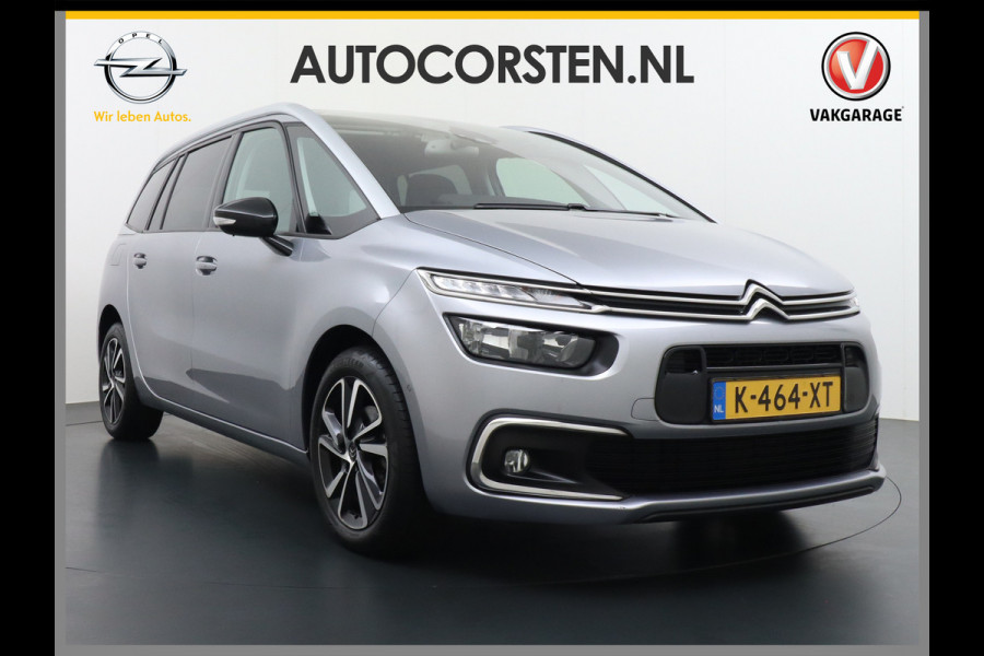 Citroën Grand C4 Spacetourer 1.2T 131pk Automaat 7-Persoons Apple Carplay Android Auto Camera Navi Pdc Keyless Stoelverwarming DAB Cruise Control Pdc Ecc Bluetooth Usb Led Isofix Lmv PureTech Shine Origineel Nederlandse Auto