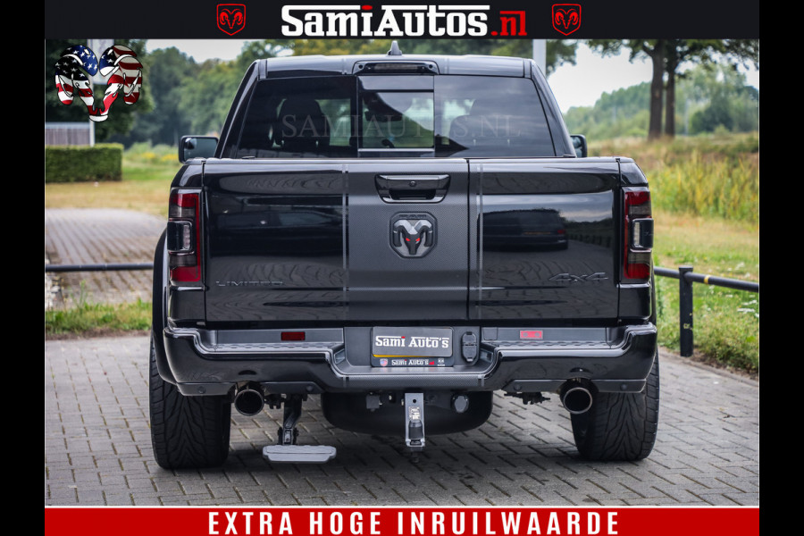 Dodge Ram 1500 THE HULK | CARBON | LIMITED 5.7 V8 | WIDE BODY KIT | RAMBOX | MULTI TAILGATE | LPG G3 | LUCHTVERING | ADAPTIVE | HUD | DIGI CLUSTER | DIGI MIRROR | 3500Kg