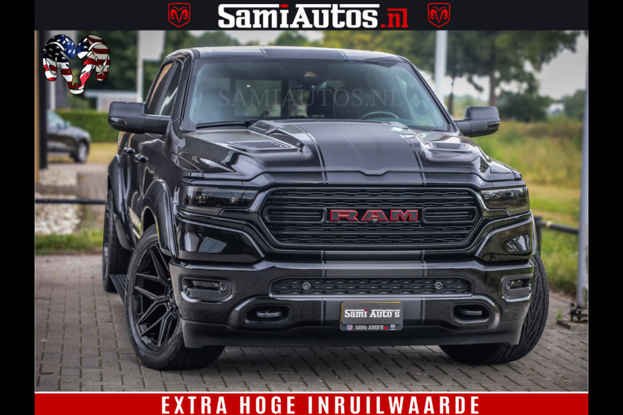 Dodge Ram 1500 THE HULK | CARBON | LIMITED 5.7 V8 | WIDE BODY KIT | RAMBOX | MULTI TAILGATE | LPG G3 | LUCHTVERING | ADAPTIVE | HUD | DIGI CLUSTER | DIGI MIRROR | 3500Kg