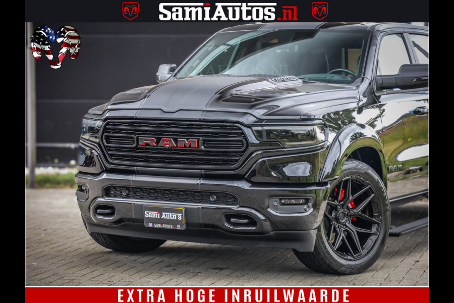 Dodge Ram 1500 THE HULK | CARBON | LIMITED 5.7 V8 | WIDE BODY KIT | RAMBOX | MULTI TAILGATE | LPG G3 | LUCHTVERING | ADAPTIVE | HUD | DIGI CLUSTER | DIGI MIRROR | 3500Kg