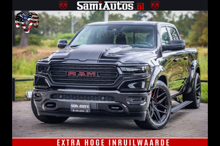 Dodge Ram 1500 THE HULK | CARBON | LIMITED 5.7 V8 | WIDE BODY KIT | RAMBOX | MULTI TAILGATE | LPG G3 | LUCHTVERING | ADAPTIVE | HUD | DIGI CLUSTER | DIGI MIRROR | 3500Kg
