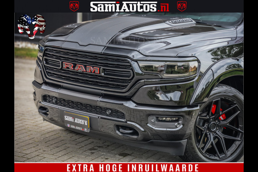 Dodge Ram 1500 THE HULK | CARBON | LIMITED 5.7 V8 | WIDE BODY KIT | RAMBOX | MULTI TAILGATE | LPG G3 | LUCHTVERING | ADAPTIVE | HUD | DIGI CLUSTER | DIGI MIRROR | 3500Kg