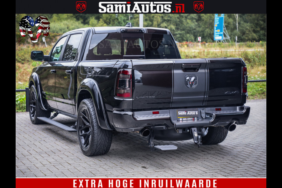 Dodge Ram 1500 THE HULK | CARBON | LIMITED 5.7 V8 | WIDE BODY KIT | RAMBOX | MULTI TAILGATE | LPG G3 | LUCHTVERING | ADAPTIVE | HUD | DIGI CLUSTER | DIGI MIRROR | 3500Kg