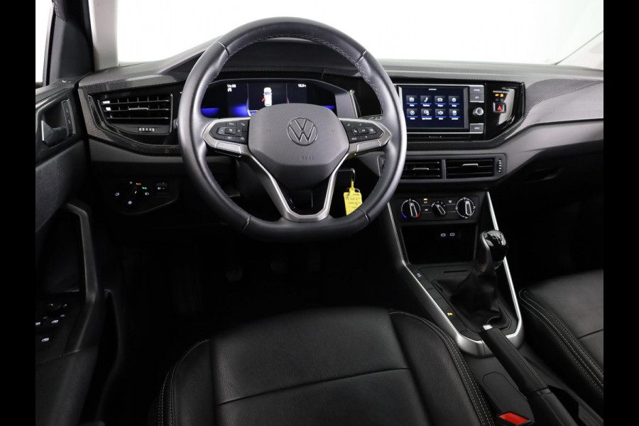 Volkswagen Polo 1.0 TSI Life 95 pk | Verlengde garantie | Navigatie via App | Parkeersensoren | Adaptieve cruise control | LED koplampen | Leer interieur