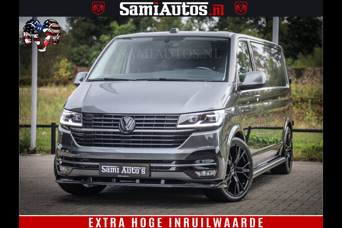 Volkswagen Transporter 2.0 TDI 20 INCH WIELEN | FULL LED | ZEER MOOI | LANG | CAMERA | NAVI | BREMBO COVER | SIDESTEP | TREKHAAK | DUBBELE DEUR (A) | TOP STAAT |  | L2H1 |