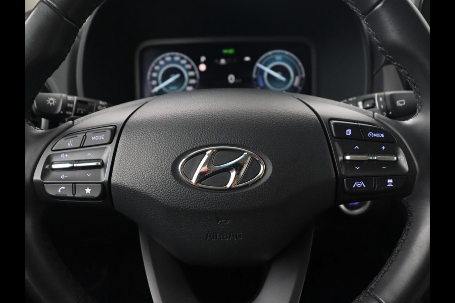 Hyundai Kona 1.6 GDI HEV Premium | Leder | Head-Up | Stoel & stuurverwarming | Adaptive cruise | Camera | Carplay | Keyless | Navigatie | Keyless | Full LED