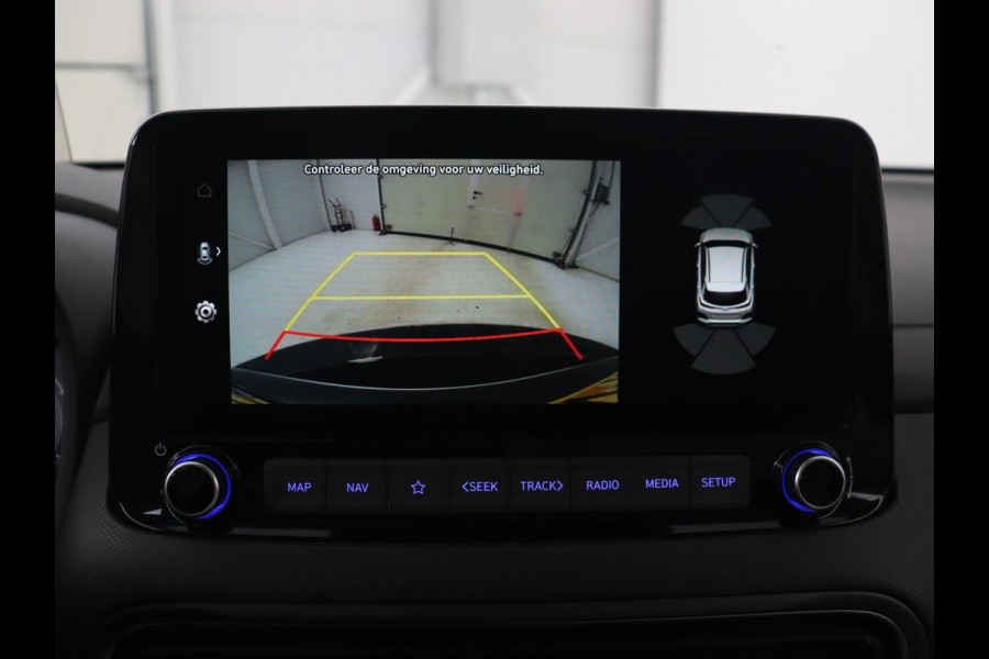 Hyundai Kona 1.6 GDI HEV Premium | Leder | Head-Up | Stoel & stuurverwarming | Adaptive cruise | Camera | Carplay | Keyless | Navigatie | Keyless | Full LED