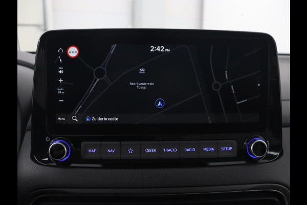 Hyundai Kona 1.6 GDI HEV Premium | Leder | Head-Up | Stoel & stuurverwarming | Adaptive cruise | Camera | Carplay | Keyless | Navigatie | Keyless | Full LED
