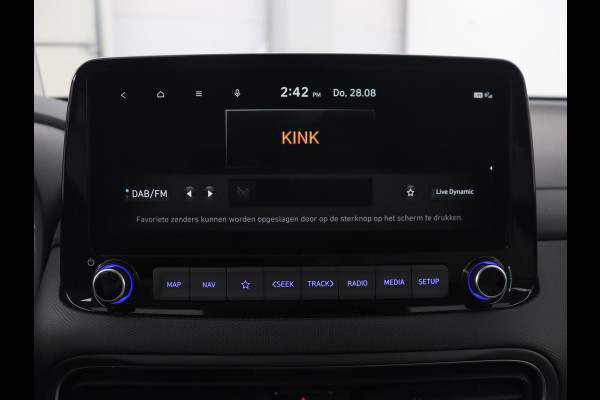 Hyundai Kona 1.6 GDI HEV Premium | Leder | Head-Up | Stoel & stuurverwarming | Adaptive cruise | Camera | Carplay | Keyless | Navigatie | Keyless | Full LED