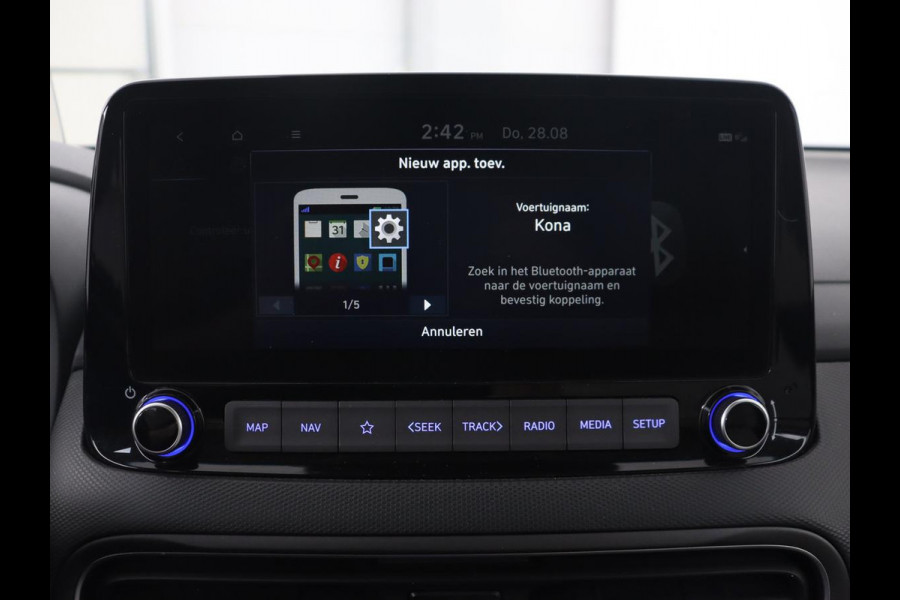 Hyundai Kona 1.6 GDI HEV Premium | Leder | Head-Up | Stoel & stuurverwarming | Adaptive cruise | Camera | Carplay | Keyless | Navigatie | Keyless | Full LED