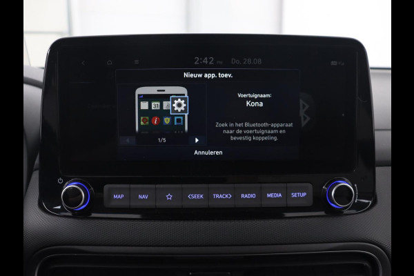 Hyundai Kona 1.6 GDI HEV Premium | Leder | Head-Up | Stoel & stuurverwarming | Adaptive cruise | Camera | Carplay | Keyless | Navigatie | Keyless | Full LED