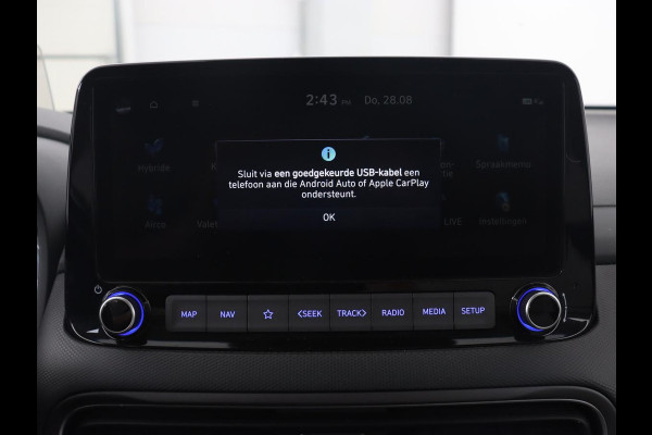 Hyundai Kona 1.6 GDI HEV Premium | Leder | Head-Up | Stoel & stuurverwarming | Adaptive cruise | Camera | Carplay | Keyless | Navigatie | Keyless | Full LED