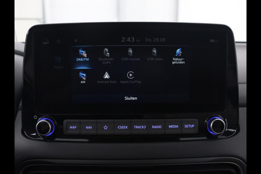 Hyundai Kona 1.6 GDI HEV Premium | Leder | Head-Up | Stoel & stuurverwarming | Adaptive cruise | Camera | Carplay | Keyless | Navigatie | Keyless | Full LED