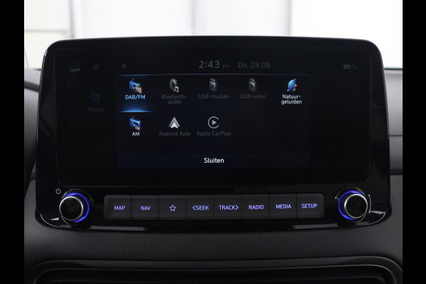 Hyundai Kona 1.6 GDI HEV Premium | Leder | Head-Up | Stoel & stuurverwarming | Adaptive cruise | Camera | Carplay | Keyless | Navigatie | Keyless | Full LED