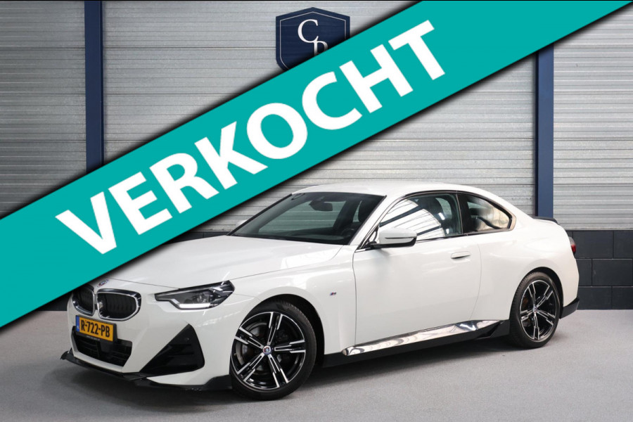 BMW 2 Serie Coupé 218i M-Sport LED/HALF LEDER+ALCANTARA/LMV/CRIUSE/ECC/12 MND GARANTIE!
