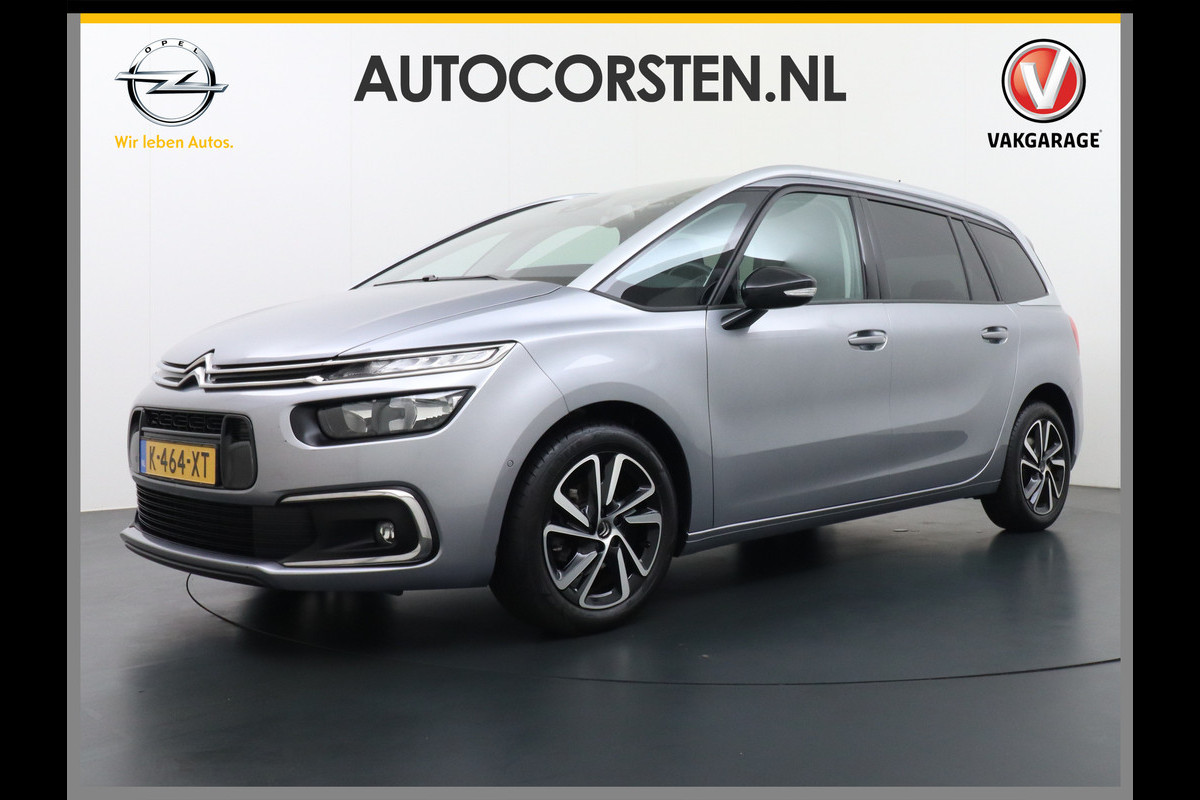Citroën Grand C4 Spacetourer 1.2T 131pk Automaat 7-Persoons Apple Carplay Android Auto Camera Navi Pdc Keyless Stoelverwarming DAB Cruise Control Pdc Ecc Bluetooth Usb Led Isofix Lmv PureTech Shine Origineel Nederlandse Auto