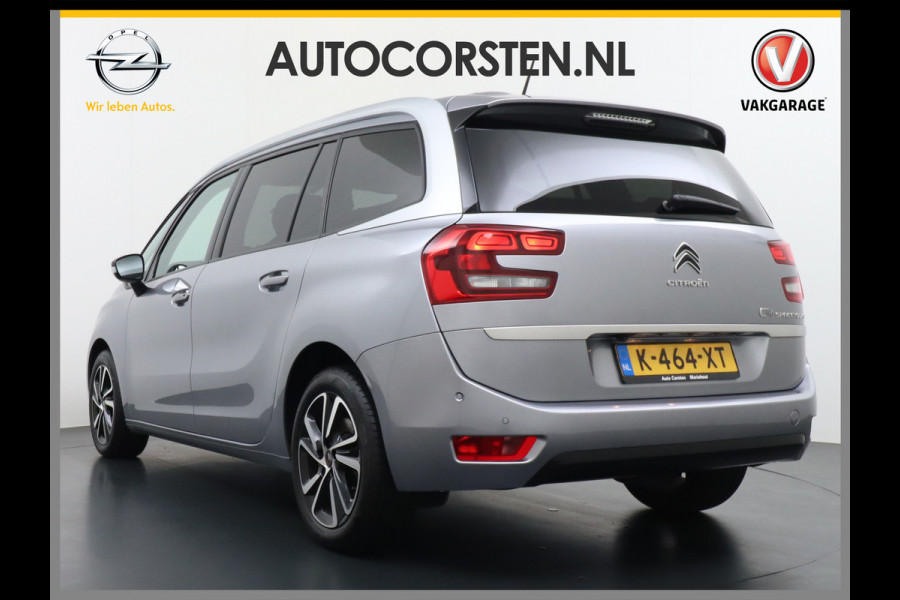 Citroën Grand C4 Spacetourer 1.2T 131pk Automaat 7-Persoons Apple Carplay Android Auto Camera Navi Pdc Keyless Stoelverwarming DAB Cruise Control Pdc Ecc Bluetooth Usb Led Isofix Lmv PureTech Shine Origineel Nederlandse Auto