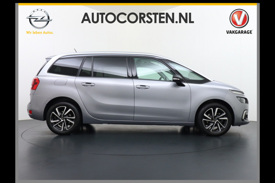 Citroën Grand C4 Spacetourer 1.2T 131pk Automaat 7-Persoons Apple Carplay Android Auto Camera Navi Pdc Keyless Stoelverwarming DAB Cruise Control Pdc Ecc Bluetooth Usb Led Isofix Lmv PureTech Shine Origineel Nederlandse Auto