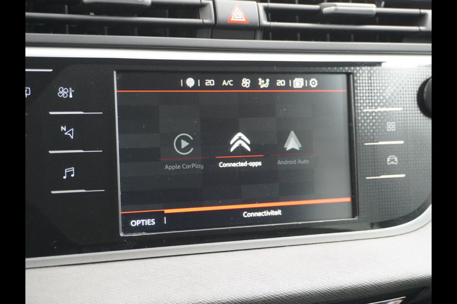 Citroën Grand C4 Spacetourer 1.2T 131pk Automaat 7-Persoons Apple Carplay Android Auto Camera Navi Pdc Keyless Stoelverwarming DAB Cruise Control Pdc Ecc Bluetooth Usb Led Isofix Lmv PureTech Shine Origineel Nederlandse Auto