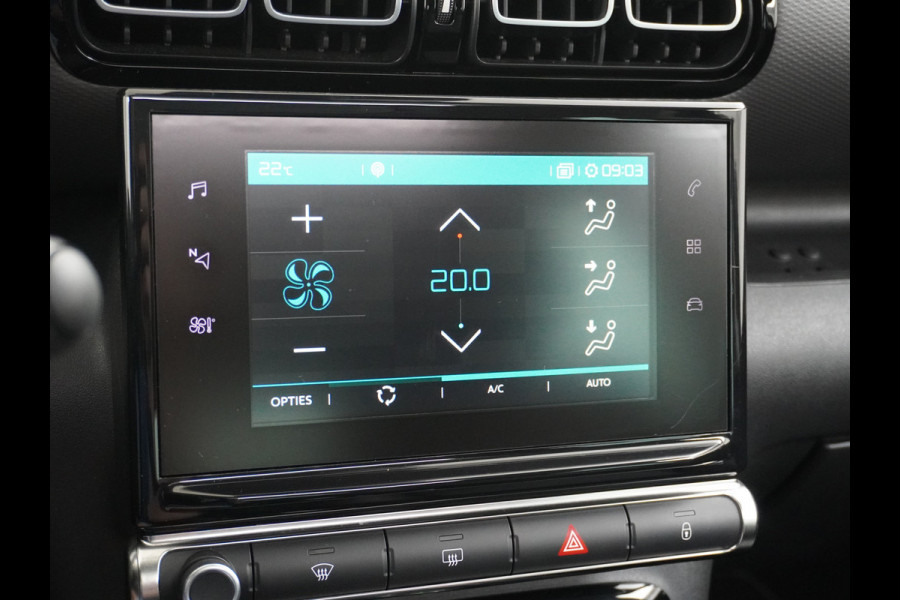 Citroën C3 Aircross T111PK AUT-6 Panodak 360°Camera Apple Carplay Android Navi Ecc Cruise Control Stoelverwarming S&S Shine PDC DAB+ Regen-Lichtsensor Bluetooth Connect Box PureTech Zeer complete Aircross met automaat!