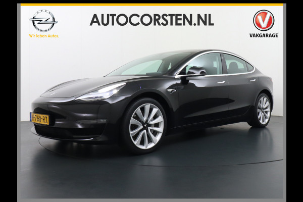 Tesla Model 3 Long Range AWD 75kWh 463PK SOH 99% 19"Lmv FSD-3 Computer Premium Audio AutoPilot Panoramadak Camera's Leer Adaptive-Cruise-Contr 4WD Stoel en achterbank verwarming Elektr.Stoelen+Memory+Easy-Entry WiFi Origineel Nederlandse Auto Garantie op Accu/Motor tot 22-04-2028/192.000km