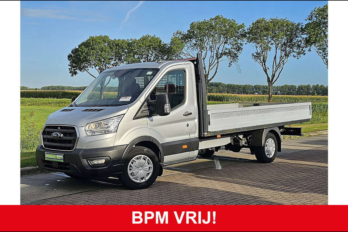 Ford Transit 350 2.0 TDCI L4 Open Laadbak Airco Navi 3-Zits Cruise Euro6 130 PK! Ford Transit 350 2.0 TDCI L4 Open Laadbak Airco Navi 3-Zits Cruise Euro6 130 PK!