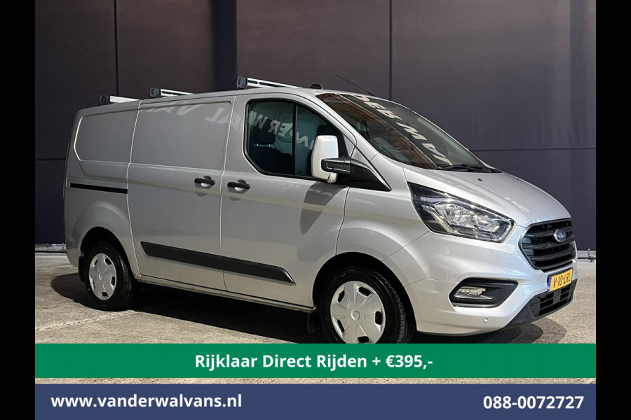 Ford Transit Custom 2.0 TDCI 130pk Automaat L1H1 Euro6 *Rijklaar Direct Rijden* Airco | LED | Apple Carplay | Cruisecontrol | Trekhaak Parkeersensoren, Stoelverwarming, Verwarmde voorruit, Dakdragers