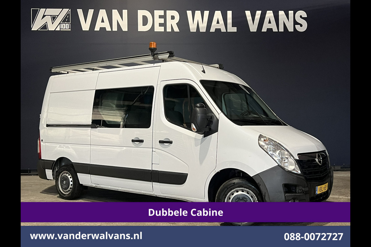 Opel Movano 2.3 Turbo 146pk L2H2 Dubbele cabine Euro6 Airco | Imperiaal | Omvormer | 2500kg Trekhaak Navigatie, Camera, Cruisecontrol, Parkeersensoren, 5-zits Opel Movano 2.3 Turbo 146pk L2H2 Dubbele cabine Euro6 Airco | Imperiaal | Omvormer | 2500kg Trekhaak Navigatie, Camera, Cruisecontrol, Parkeersensoren, 5-zits
