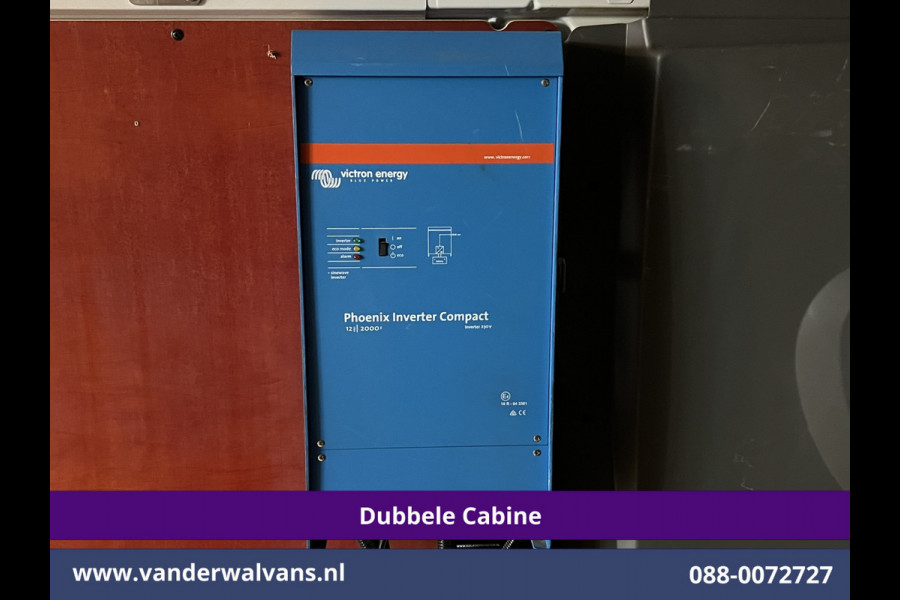 Opel Movano 2.3 Turbo 146pk L2H2 Dubbele cabine Euro6 Airco | Imperiaal | Omvormer | 2500kg Trekhaak Navigatie, Camera, Cruisecontrol, Parkeersensoren, 5-zits