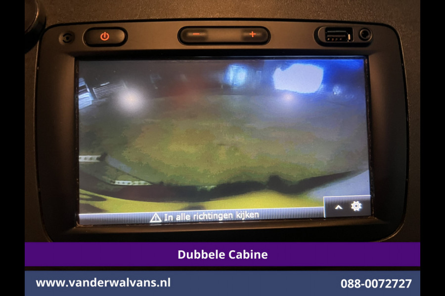 Opel Movano 2.3 Turbo 146pk L2H2 Dubbele cabine Euro6 Airco | Imperiaal | Omvormer | 2500kg Trekhaak Navigatie, Camera, Cruisecontrol, Parkeersensoren, 5-zits