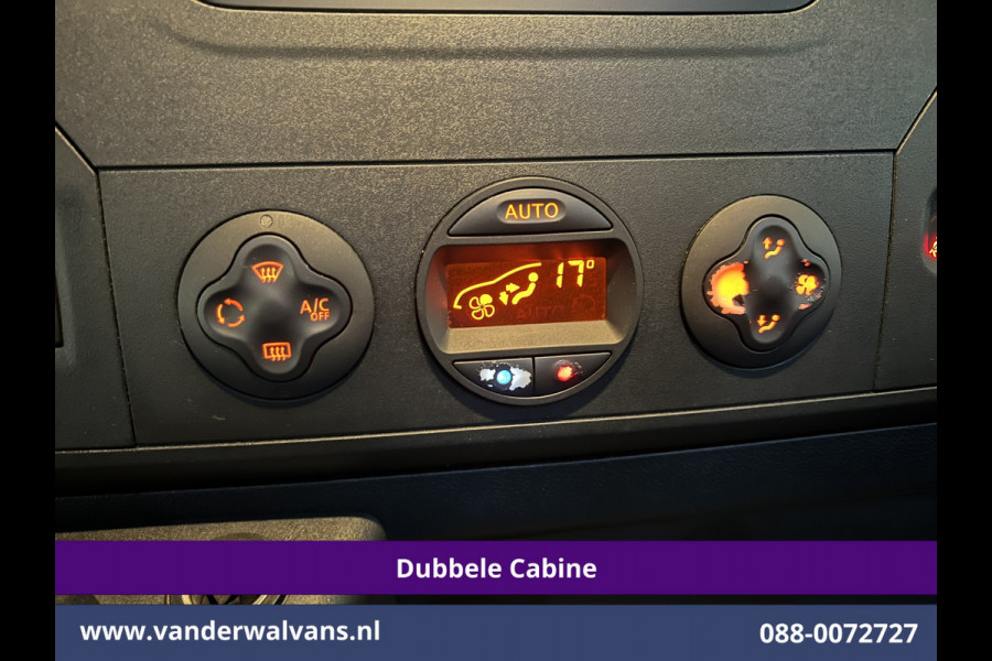 Opel Movano 2.3 Turbo 146pk L2H2 Dubbele cabine Euro6 Airco | Imperiaal | Omvormer | 2500kg Trekhaak Navigatie, Camera, Cruisecontrol, Parkeersensoren, 5-zits