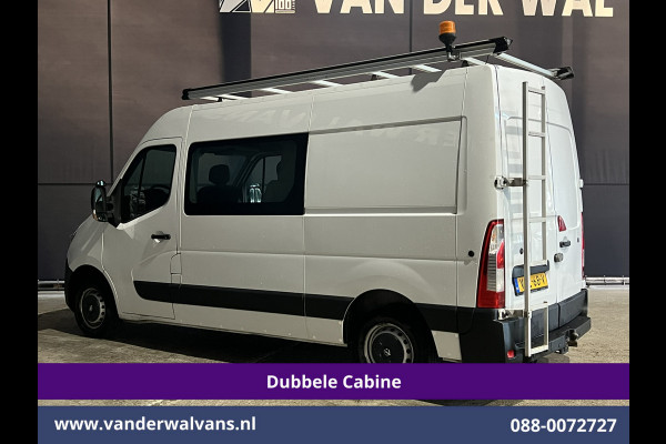 Opel Movano 2.3 Turbo 146pk L2H2 Dubbele cabine Euro6 Airco | Imperiaal | Omvormer | 2500kg Trekhaak Navigatie, Camera, Cruisecontrol, Parkeersensoren, 5-zits