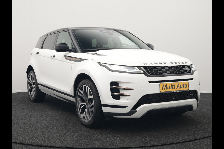 Land Rover Range Rover Evoque P300e AWD R-Dynamic HSE Plug in Hybrid 300pk Dealer O.H PHEV | Trekhaak Afneembaar | 360 Camera | Adaptive Cruise | Lederen Sportstoelen Memory & Verwarmd | Meridian Surround | Apple Carplay | Lane Assist | Keyless | Stuur Verwarmd | Blis | Naviga