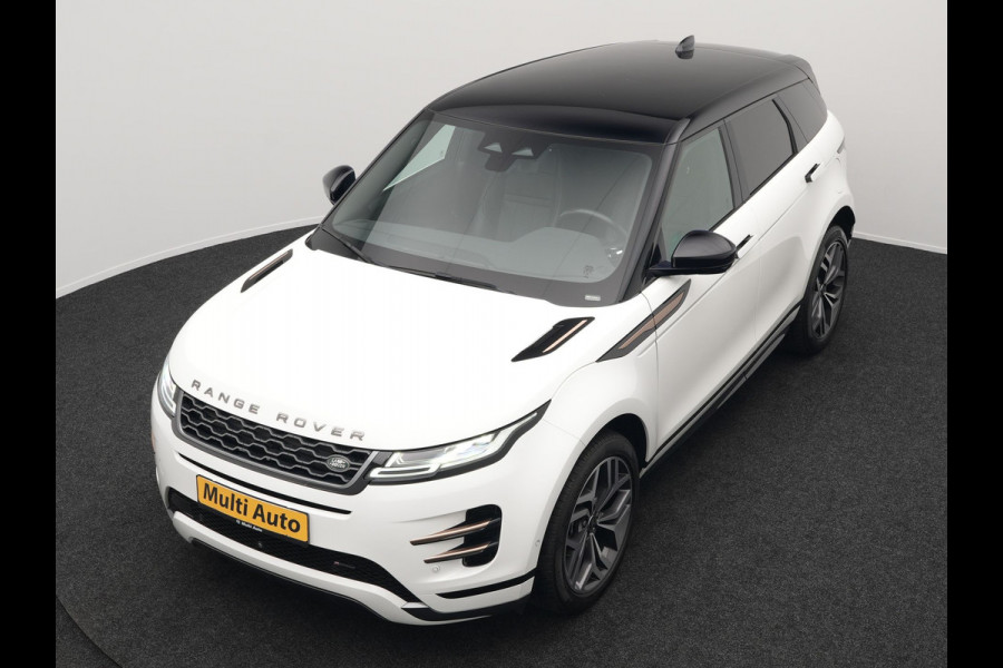 Land Rover Range Rover Evoque P300e AWD R-Dynamic HSE Plug in Hybrid 300pk Dealer O.H PHEV | Trekhaak Afneembaar | 360 Camera | Adaptive Cruise | Lederen Sportstoelen Memory & Verwarmd | Meridian Surround | Apple Carplay | Lane Assist | Keyless | Stuur Verwarmd | Blis | Naviga