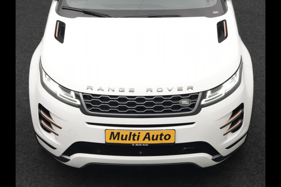 Land Rover Range Rover Evoque P300e AWD R-Dynamic HSE Plug in Hybrid 300pk Dealer O.H PHEV | Trekhaak Afneembaar | 360 Camera | Adaptive Cruise | Lederen Sportstoelen Memory & Verwarmd | Meridian Surround | Apple Carplay | Lane Assist | Keyless | Stuur Verwarmd | Blis | Naviga