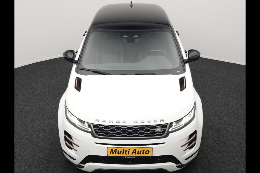 Land Rover Range Rover Evoque P300e AWD R-Dynamic HSE Plug in Hybrid 300pk Dealer O.H PHEV | Trekhaak Afneembaar | 360 Camera | Adaptive Cruise | Lederen Sportstoelen Memory & Verwarmd | Meridian Surround | Apple Carplay | Lane Assist | Keyless | Stuur Verwarmd | Blis | Naviga