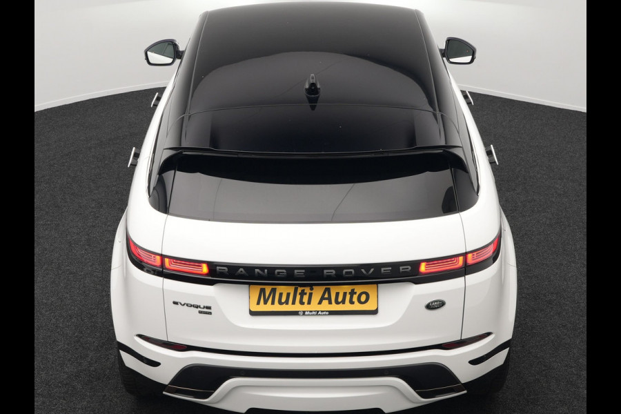Land Rover Range Rover Evoque P300e AWD R-Dynamic HSE Plug in Hybrid 300pk Dealer O.H PHEV | Trekhaak Afneembaar | 360 Camera | Adaptive Cruise | Lederen Sportstoelen Memory & Verwarmd | Meridian Surround | Apple Carplay | Lane Assist | Keyless | Stuur Verwarmd | Blis | Naviga