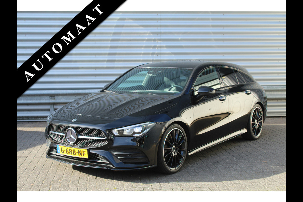 Mercedes-Benz CLA-Klasse Shooting Brake 200 164pk Business Solution AMG AUTOMAAT NL-Auto NAP Clima Cruise Navi Camera Carplay Burmester Dig. Cockpit El. Klep 18"LMV