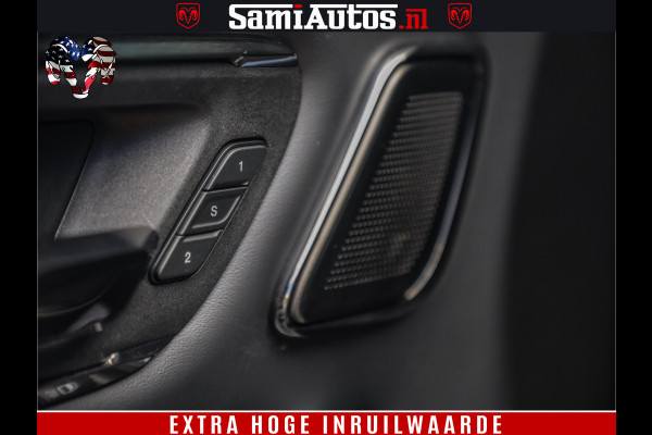 Dodge Ram 1500 DIAMOND LIMITED NIGHT 5.7 V8 | BLACK OPS | MULTITAILGATE | PANO | ADAPTIVE CRUISE | 360CAM | APPLE CARPLAY | PRINS LPG ONDERBOUW | LUCHTVERING | 4X4 | Comfortabele Dubbele Cabine met Royale 5 Zitplaatsen | BEUTY | MEEST COMPLETE UITVOERING | ALLES IN ZWART & WIELEN HOOGGLANS ZWART |