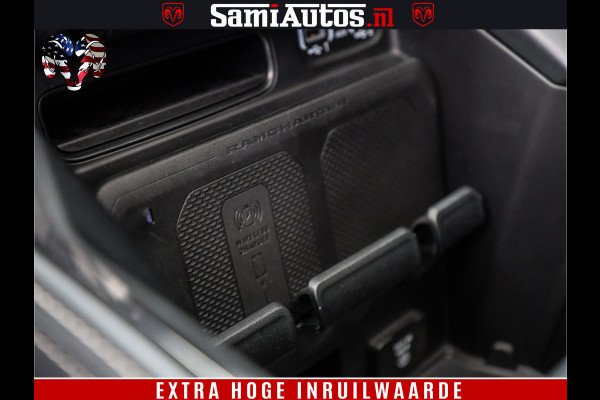 Dodge Ram 1500 DIAMOND LIMITED NIGHT 5.7 V8 | BLACK OPS | MULTITAILGATE | PANO | ADAPTIVE CRUISE | 360CAM | APPLE CARPLAY | PRINS LPG ONDERBOUW | LUCHTVERING | 4X4 | Comfortabele Dubbele Cabine met Royale 5 Zitplaatsen | BEUTY | MEEST COMPLETE UITVOERING | ALLES IN ZWART & WIELEN HOOGGLANS ZWART |