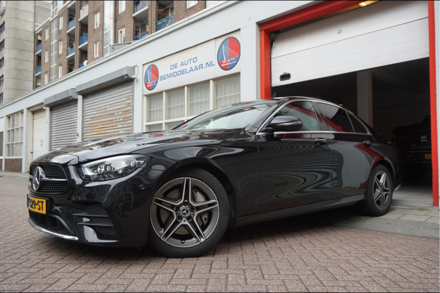 Mercedes-Benz E-Klasse 200 d Business Solution AMG | NL AUTO | 1ste Eigenaar | Dealer onderhouden | Panoramadak | Sfeerverlichting | Leder | 360 camera | Cruise + Lane | Burmester