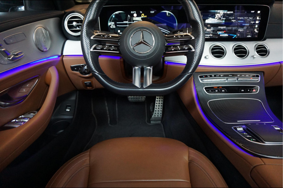 Mercedes-Benz E-Klasse 200 d Business Solution AMG | NL AUTO | 1ste Eigenaar | Dealer onderhouden | Panoramadak | Sfeerverlichting | Leder | 360 camera | Cruise + Lane | Burmester