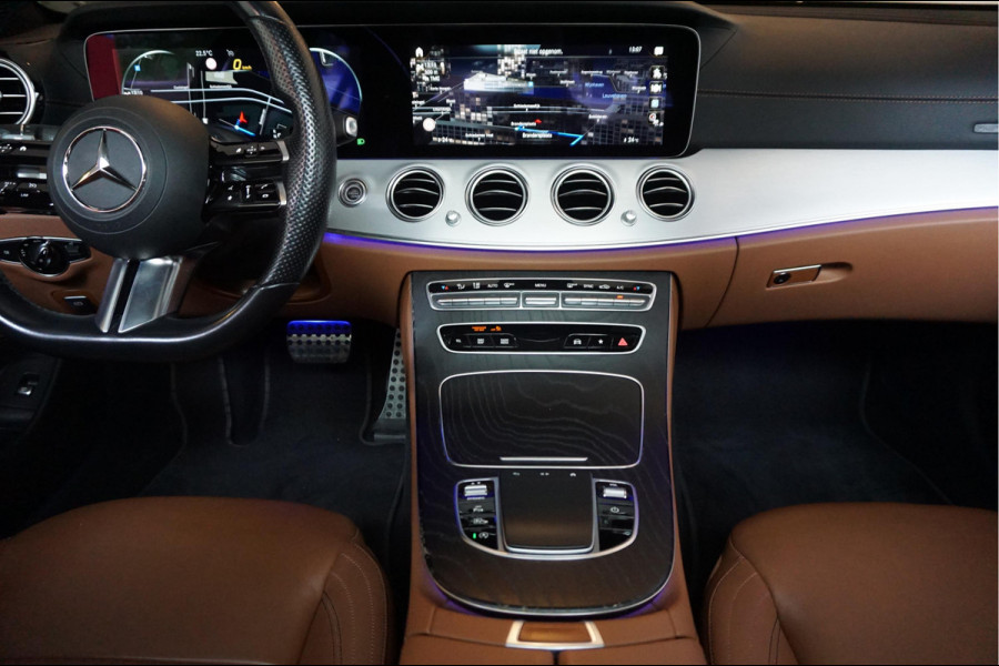 Mercedes-Benz E-Klasse 200 d Business Solution AMG | NL AUTO | 1ste Eigenaar | Dealer onderhouden | Panoramadak | Sfeerverlichting | Leder | 360 camera | Cruise + Lane | Burmester
