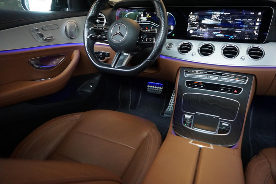 Mercedes-Benz E-Klasse 200 d Business Solution AMG | NL AUTO | 1ste Eigenaar | Dealer onderhouden | Panoramadak | Sfeerverlichting | Leder | 360 camera | Cruise + Lane | Burmester