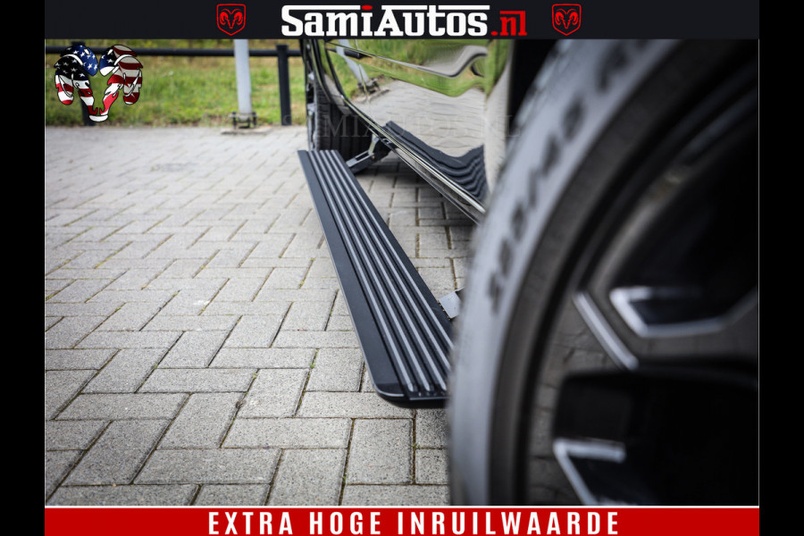 Dodge Ram 1500 DIAMOND LIMITED NIGHT 5.7 V8 | BLACK OPS | MULTITAILGATE | PANO | ADAPTIVE CRUISE | 360CAM | APPLE CARPLAY | PRINS LPG ONDERBOUW | LUCHTVERING | 4X4 | Comfortabele Dubbele Cabine met Royale 5 Zitplaatsen | BEUTY | MEEST COMPLETE UITVOERING | ALLES IN ZWART & WIELEN HOOGGLANS ZWART |