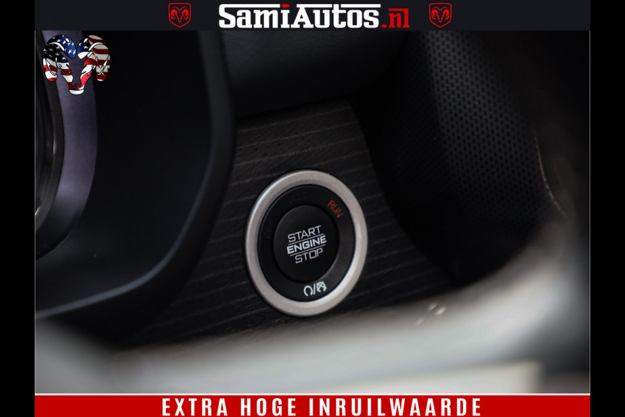 Dodge Ram 1500 DIAMOND LIMITED NIGHT 5.7 V8 | BLACK OPS | MULTITAILGATE | PANO | ADAPTIVE CRUISE | 360CAM | APPLE CARPLAY | PRINS LPG ONDERBOUW | LUCHTVERING | 4X4 | Comfortabele Dubbele Cabine met Royale 5 Zitplaatsen | BEUTY | MEEST COMPLETE UITVOERING | ALLES IN ZWART & WIELEN HOOGGLANS ZWART |