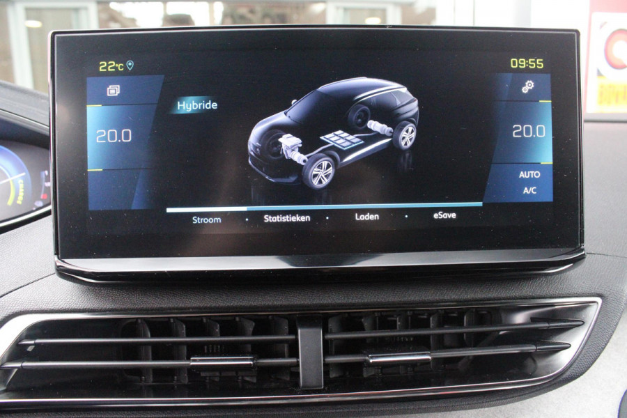 Peugeot 3008 1.6 HYbrid4 300PK GT 4WD | PANORAMISCH SCHUIF/KANTEL DAK | 19" LICHTMETALEN VELGEN "BLACK PACK" | DODEHOEK DETECTIE | NAVIGATIE | APPLE CARPLAY/ANDROID AUTO | ADAPTIVE CRUISE CONTROL | ACHTERUITRIJ CAMERA | PARKEERSENSOREN VOOR EN ACHTER | FULL LED KOPLAMPEN | CLIMATE CONTROL | DAB+ RADIO |