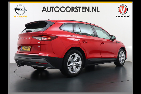Škoda ENYAQ iV 60 180pk Apple Carplay Android Trekh. Camera Navi Led Lmv 19" PDC 3-zone-Ecc Cruise Control Stoel+Bank-Verwarmd Keyless Rijstrooksensor Virtual Cockpit Bluetooth Park-assist memory Connected services 1e Eigenaar Nieuwprijs €48.450,- Trekgewicht 1.000kg Accu-Garantie tot 13-02-2031 /160.000km