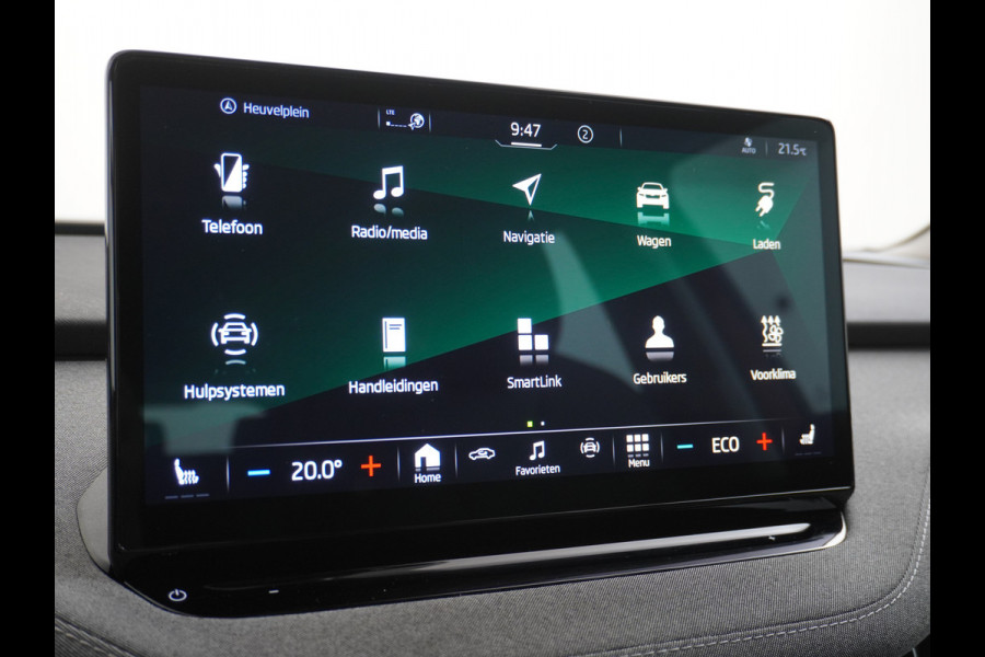 Škoda ENYAQ iV 60 180pk Apple Carplay Android Trekh. Camera Navi Led Lmv 19" PDC 3-zone-Ecc Cruise Control Stoel+Bank-Verwarmd Keyless Rijstrooksensor Virtual Cockpit Bluetooth Park-assist memory Connected services 1e Eigenaar Nieuwprijs €48.450,- Trekgewicht 1.000kg Accu-Garantie tot 13-02-2031 /160.000km