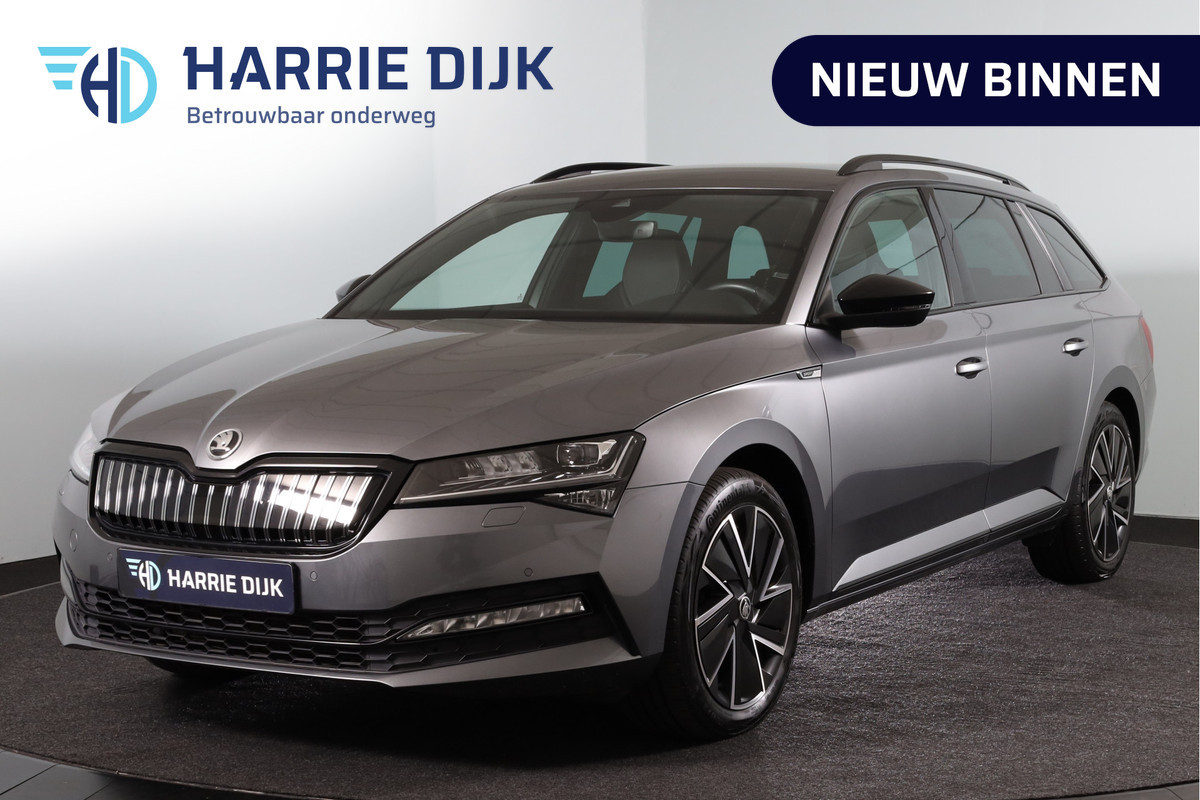 Škoda Superb Combi 1.4 TSI iV Sportline Business- Automaat | Dig. Cockpit | Cruise | Stoel-+Stuurverw. PDC | Camera | App. Connect | ECC | Elek. Klep | LM 18" | 1944